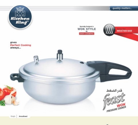 KK WOK Pressure Cooker feast (Induction Base) 4 Liter